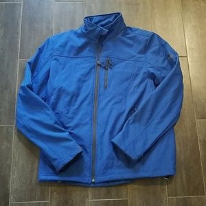 Blue mens coat - shell